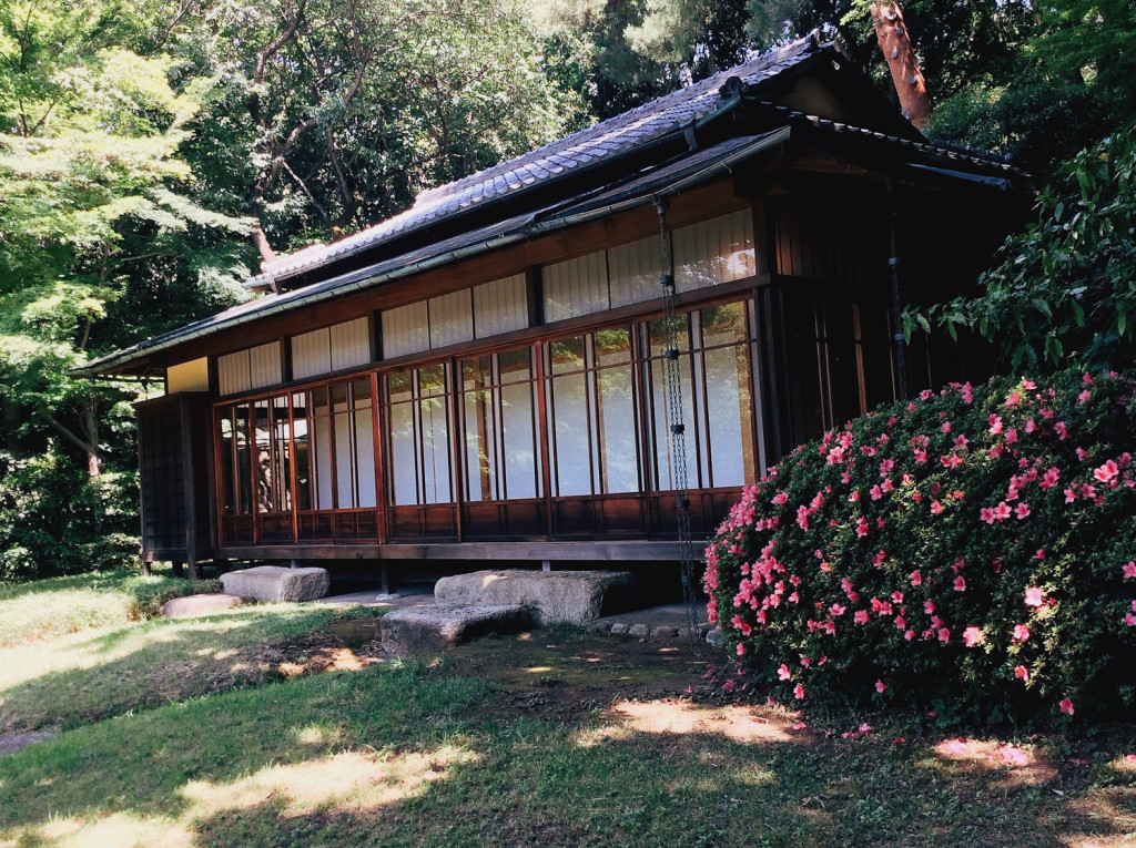 Bind | Fold Japanese Textile Tour 2015 - Kakuun - Tei (tea house) near Meiji Shrine, Tokyo