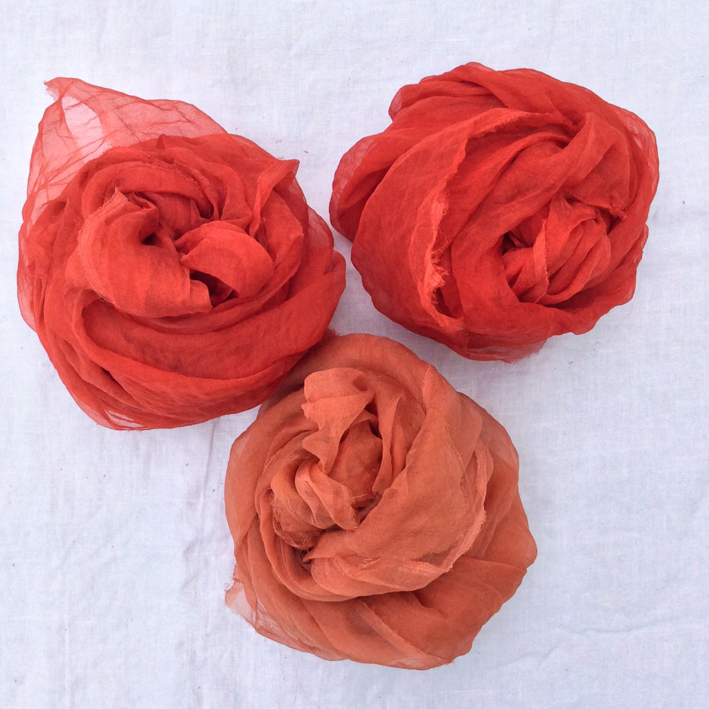 Madder Dyeing by Bind | Fold