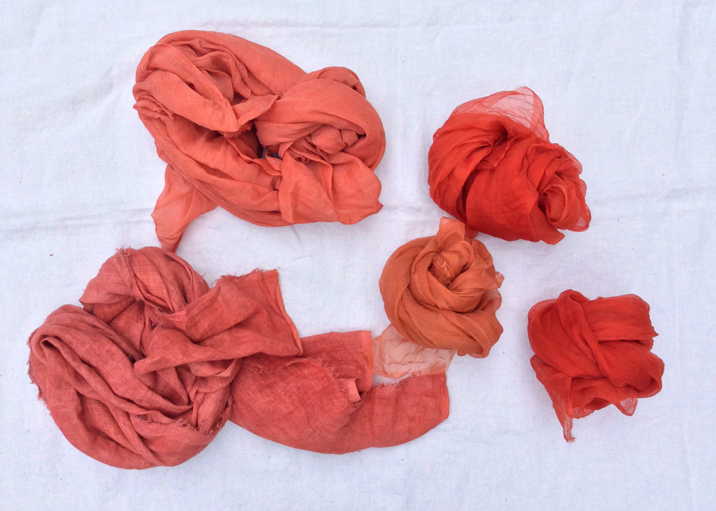 Madder Dyeing by Bind | Fold